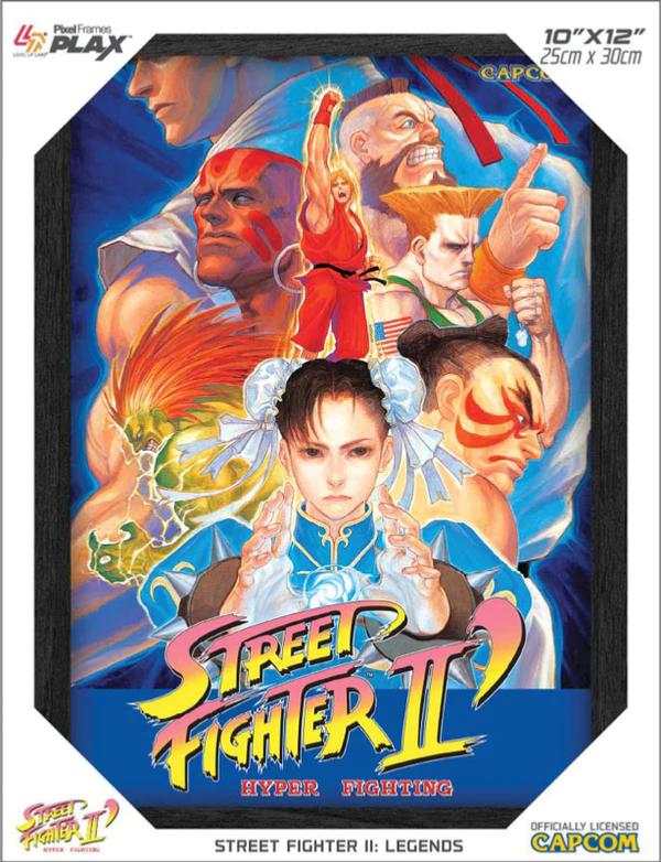 Pixel Frames Plax Street Fighter 2' Hyper Fighting Legends - Lenticular Frame - Pixel Frames - Level Up Labs - Shop Just for Games