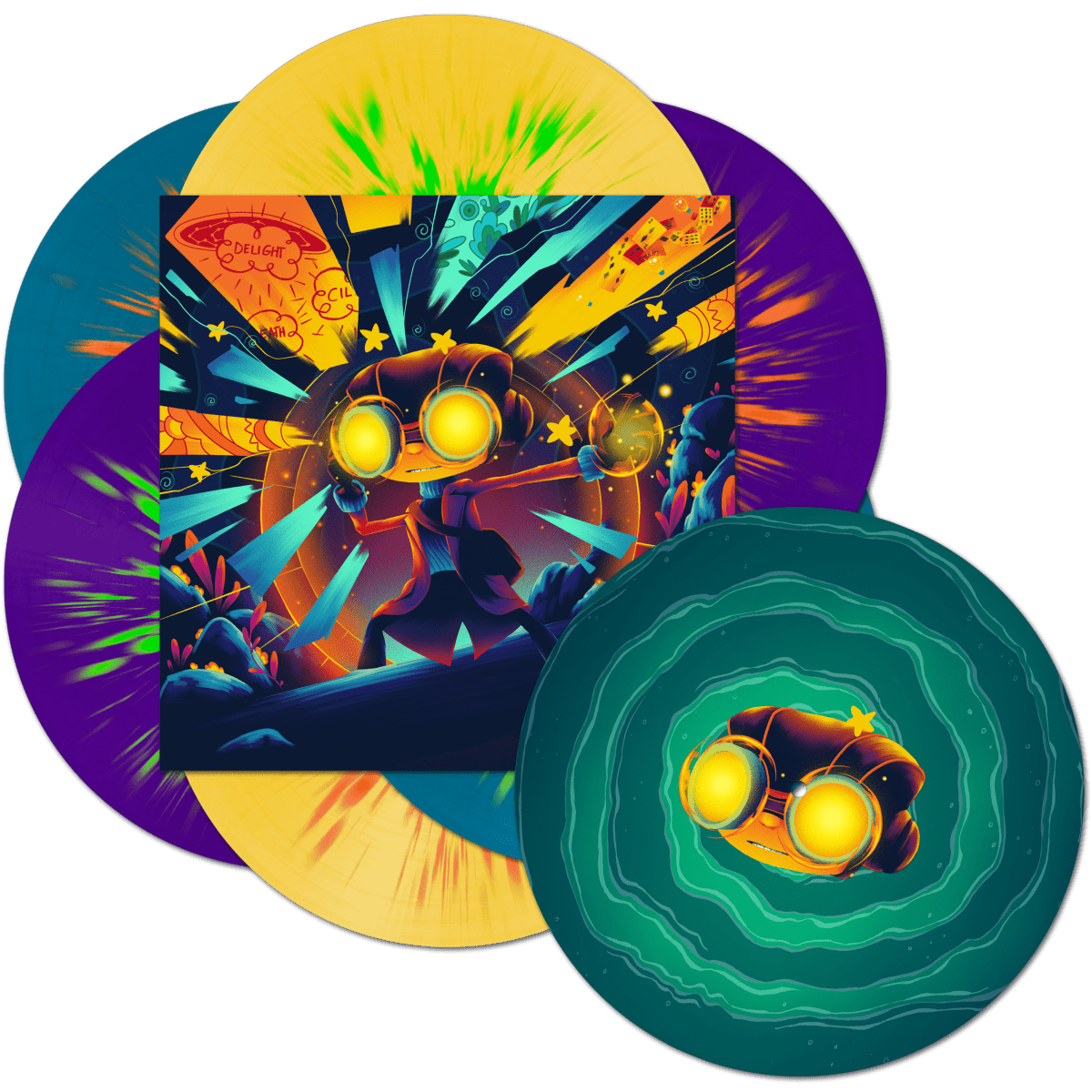 Psychonauts 2 - Complete Edition Box Set Vinyle - 6LP - Vinyles - iam8bit - Shop Just for Games