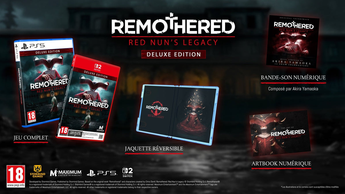 Remothered Red Nun's Legacy Deluxe Edition PS5 - Jeux Vidéo Physique - Maximum Entertainment - Shop Just for Games