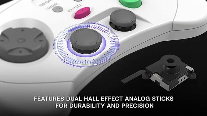 RetroBit Sega Saturn 2.4Ghz Pro White - Manettes - retro - bit - Shop Just for Games