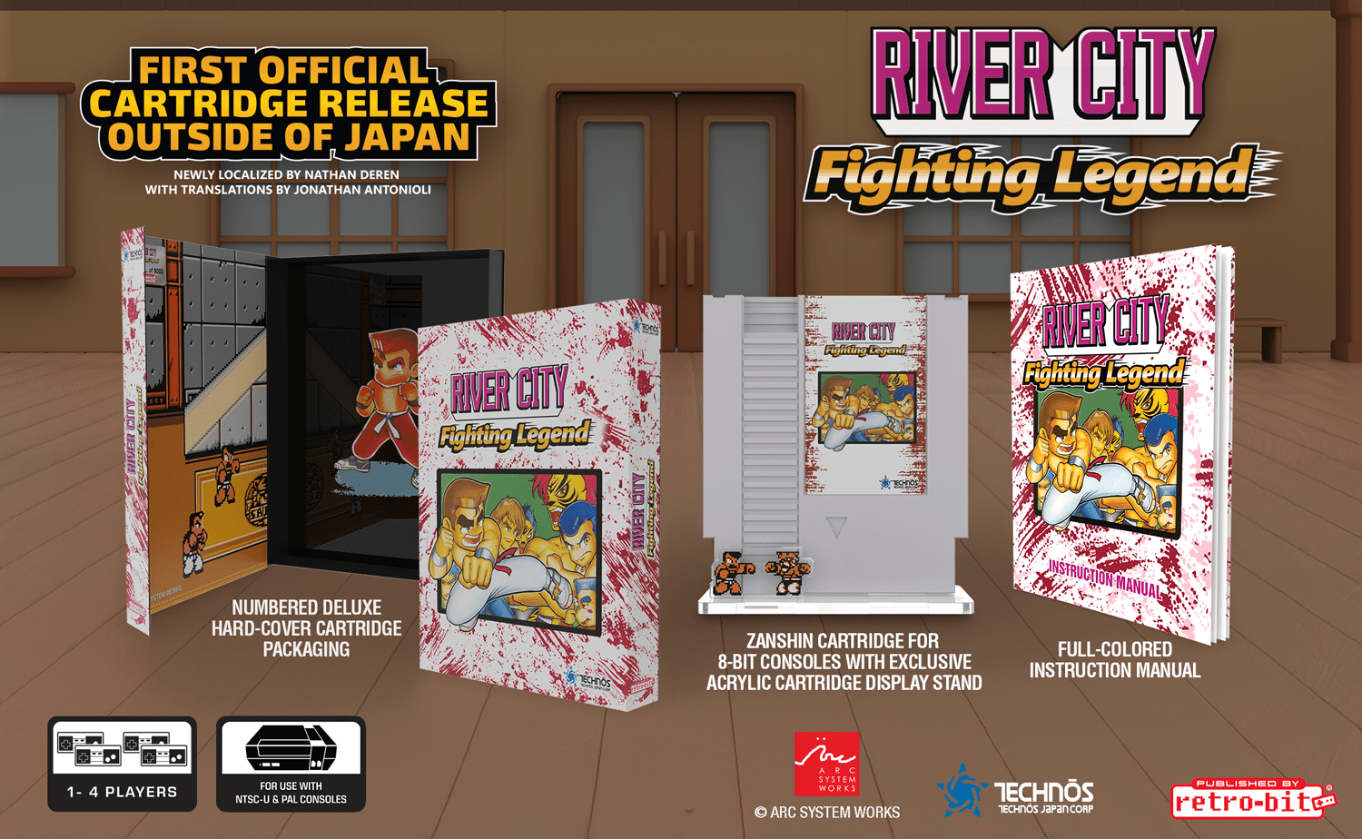 River City Ball & Brawl Bundle NES - Jeux Vidéo Cartouche - retro - bit - Shop Just for Games