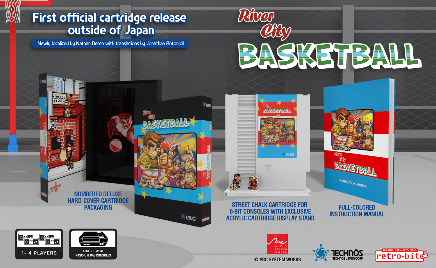 River City Ball & Brawl Bundle NES - Jeux Vidéo Cartouche - retro - bit - Shop Just for Games