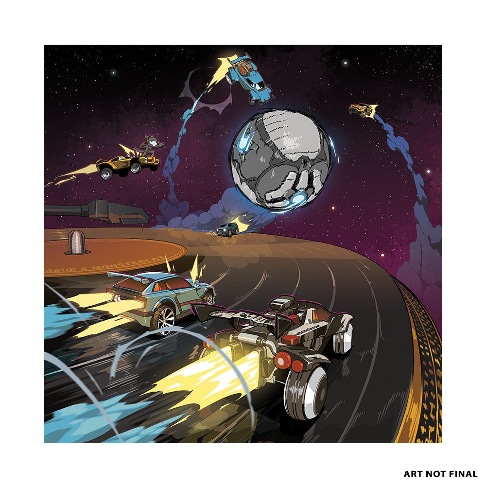 Rocket League x Monstercat 10 Year Anniversary 2LP - Vinyles - iam8bit - Shop Just for Games
