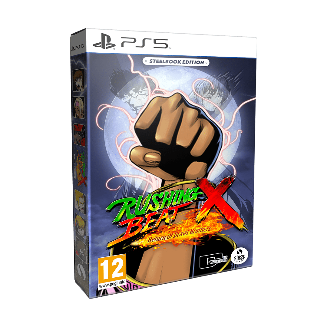 Rushing Beat X: Return of the Brawl Brothers Steelbook Edition PS5 - Jeux Vidéo Physique - Clear River Games - Shop Just for Games