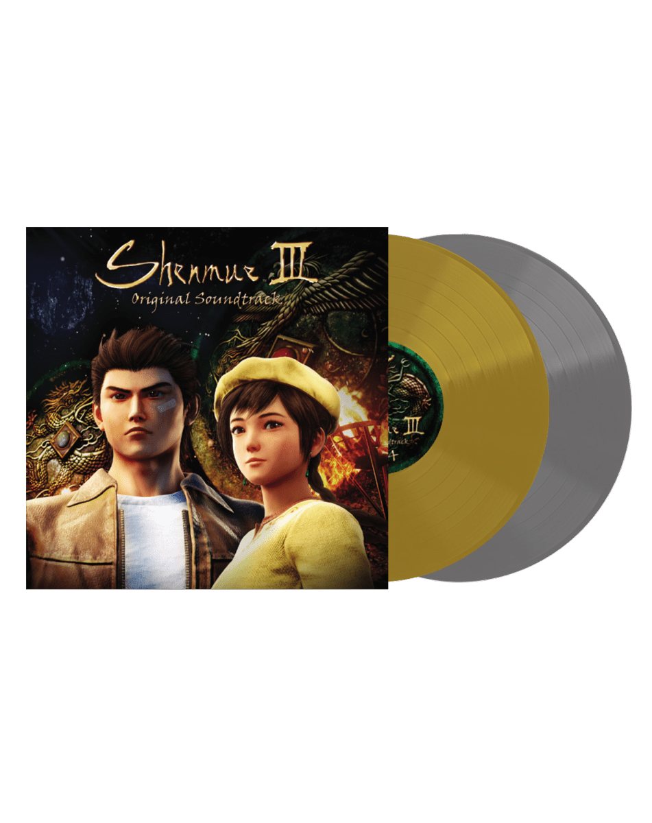 Shenmue III Original Soundtrack Music Selection Or et Argent 2LP - Vinyles - Brave Wave - Shop Just for Games