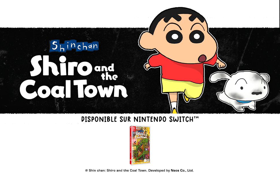Shin Chan Shiro and the Coal Town SWITCH - Jeux Vidéo Physique - Clear River Games - Shop Just for Games