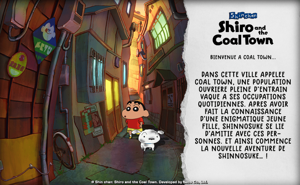 Shin Chan Shiro and the Coal Town SWITCH - Jeux Vidéo Physique - Clear River Games - Shop Just for Games