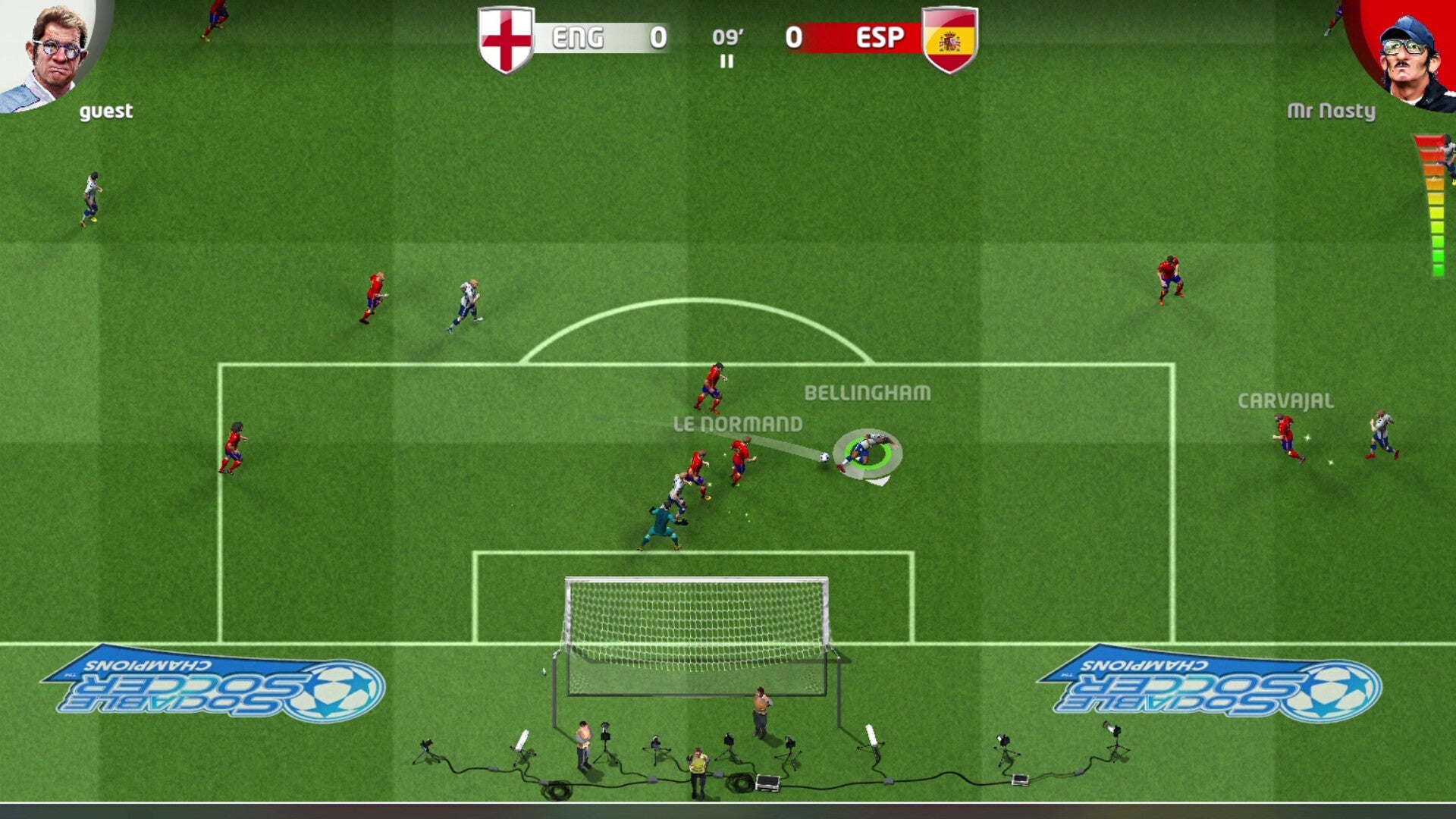 Sociable Soccer Champions Kit pour Switch 1 & 2 Grips Ballon de Foot - Jeux Vidéo Physique - MAXX TECH - Shop Just for Games