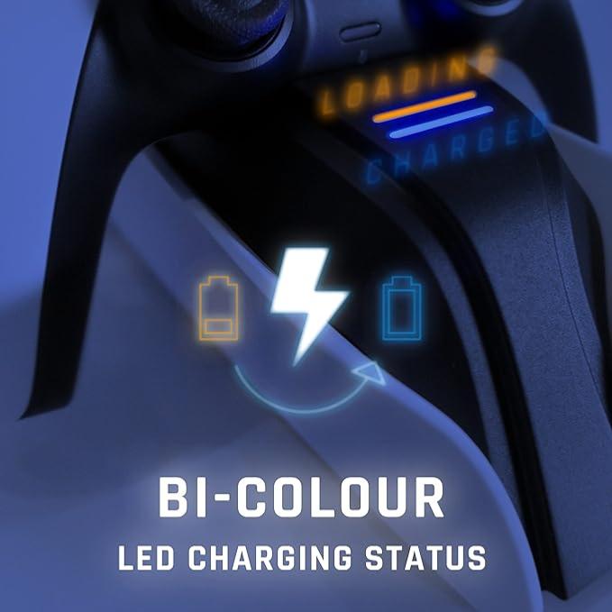 Station de charge PS5 White Edition - Snakebyte - Câbles et Chargeurs - Snakebyte - Shop Just for Games