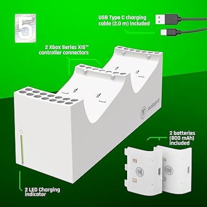 Station de charge XBOX Série X White Edition - Snakebyte - Câbles et Chargeurs - Snakebyte - Shop Just for Games