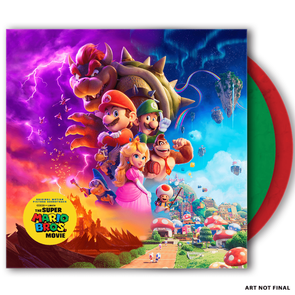 Super Mario Bros The Movie OST Vinyle - 2LP - Vinyles - iam8bit - Shop Just for Games