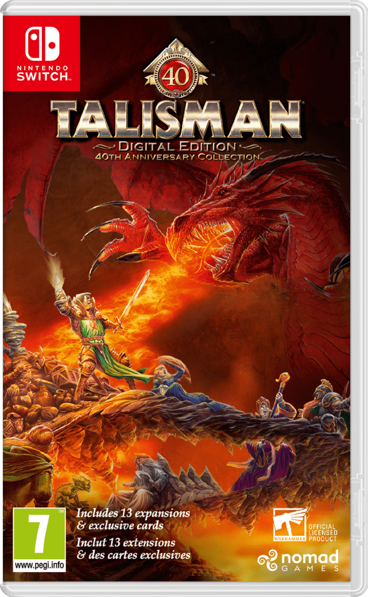 Talisman - The 40th Anniversary Edition Nintendo SWITCH - Jeux Vidéo Physique - Nomad Games - Shop Just for Games