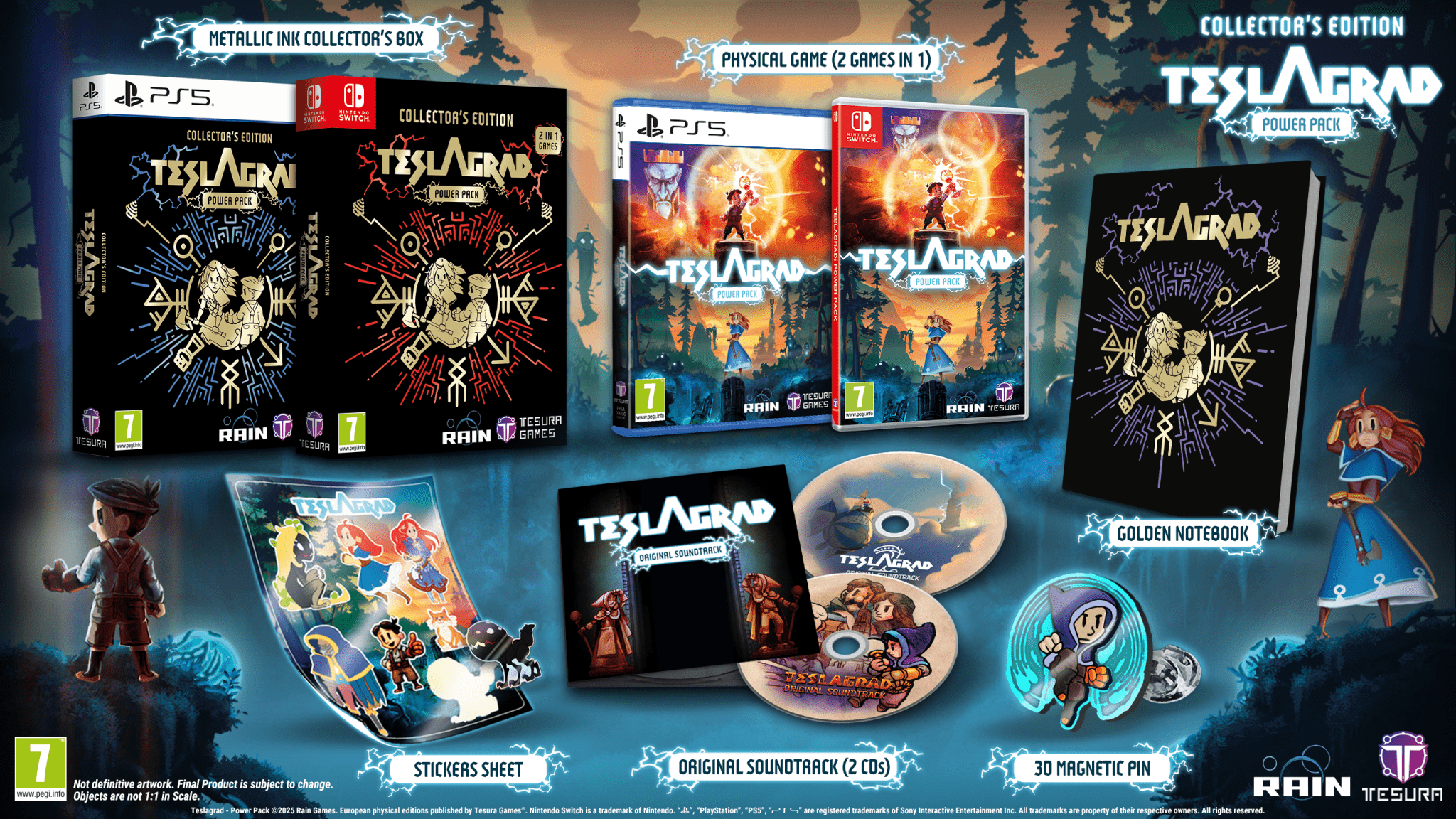 Teslagrad Power Pack Collector's Edition PS5 - Jeux Vidéo Physique - TESURA - Shop Just for Games