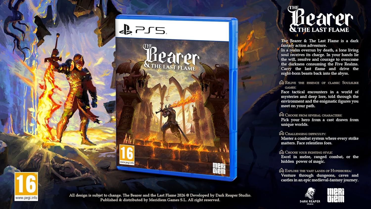 The Bearer & the Last Flame PS5 - Jeux Vidéo Physique - Meridiem - Shop Just for Games