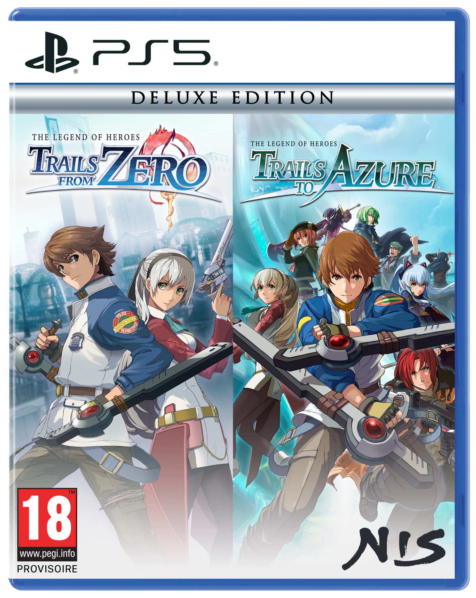 The Legends of Heroes: Trails from Zero + Trails to Azure Deluxe Edition PS5 - Jeux Vidéo Physique - NIS America - Shop Just for Games