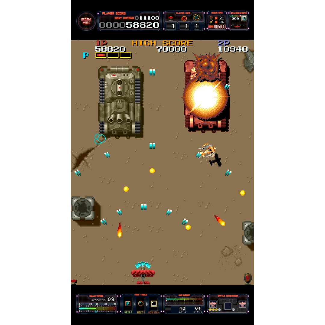 Toaplan Arcade Garage: Flying Fire Shark !!! PS4 - Jeux Vidéo Physique - Clear River Games - Shop Just for Games