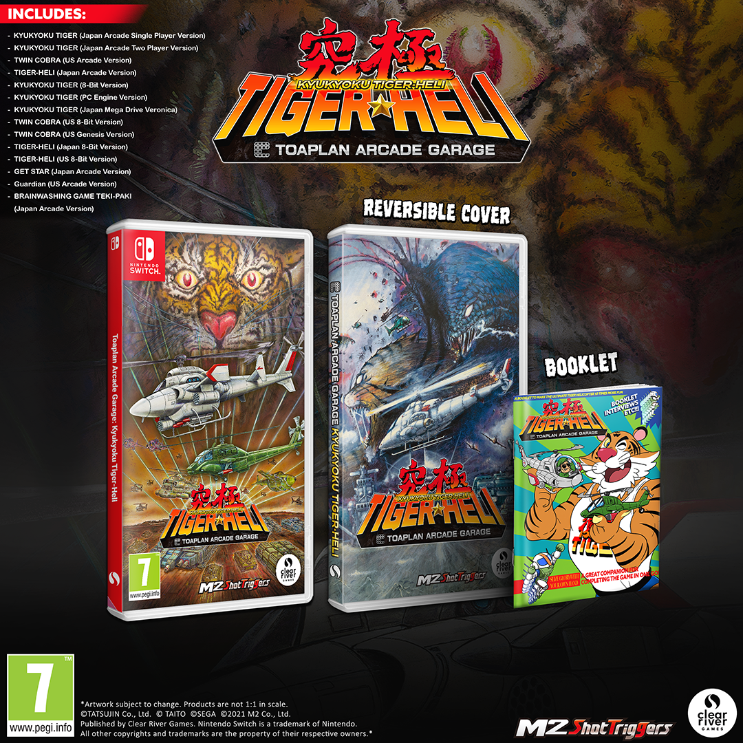 Toaplan Arcade Garage: Kyukyoku Tiger - Heli SWITCH - Jeux Vidéo Physique - Clear River Games - Shop Just for Games