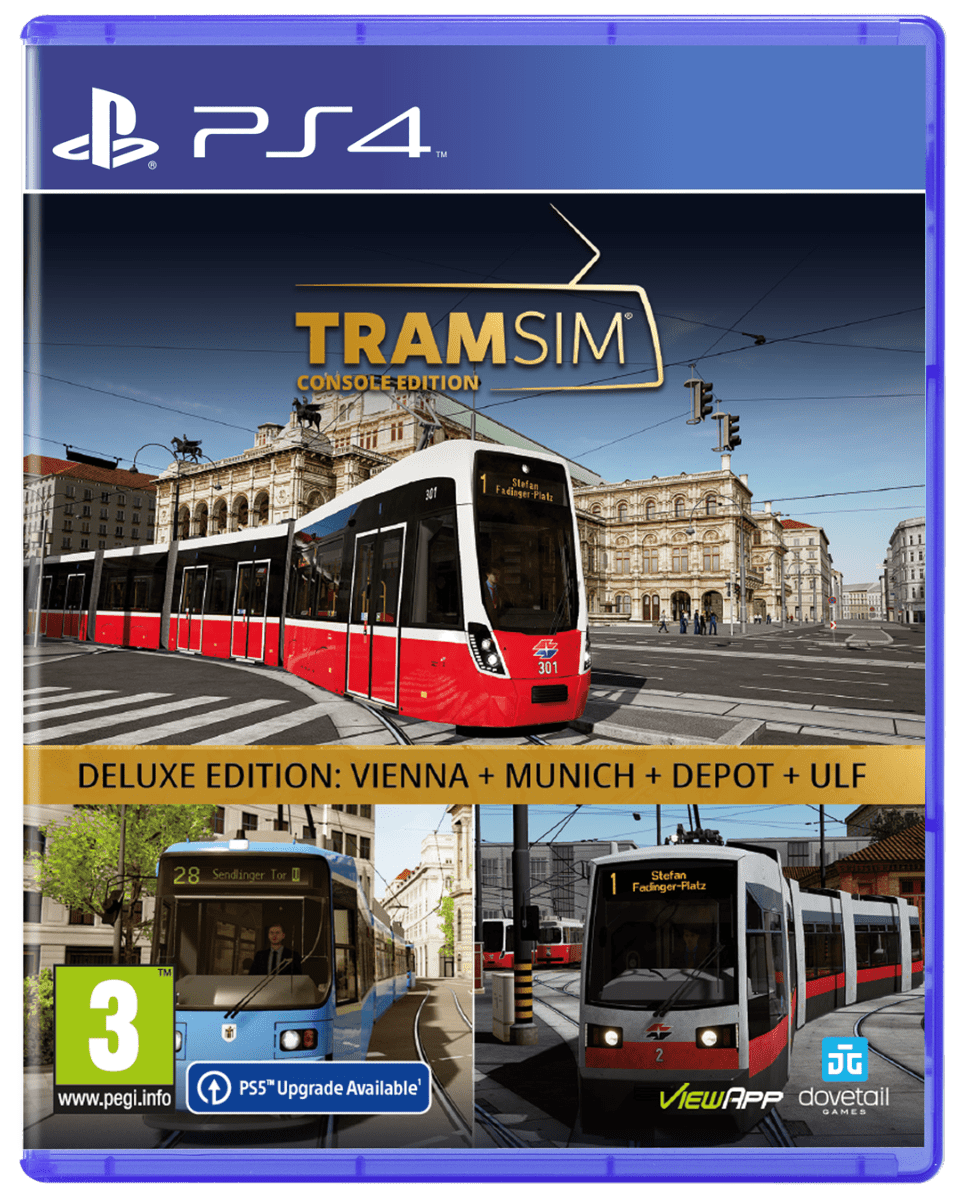 Tram Sim Deluxe PS4 - Jeux Vidéo Physique - DOVETAIL Games - Shop Just for Games