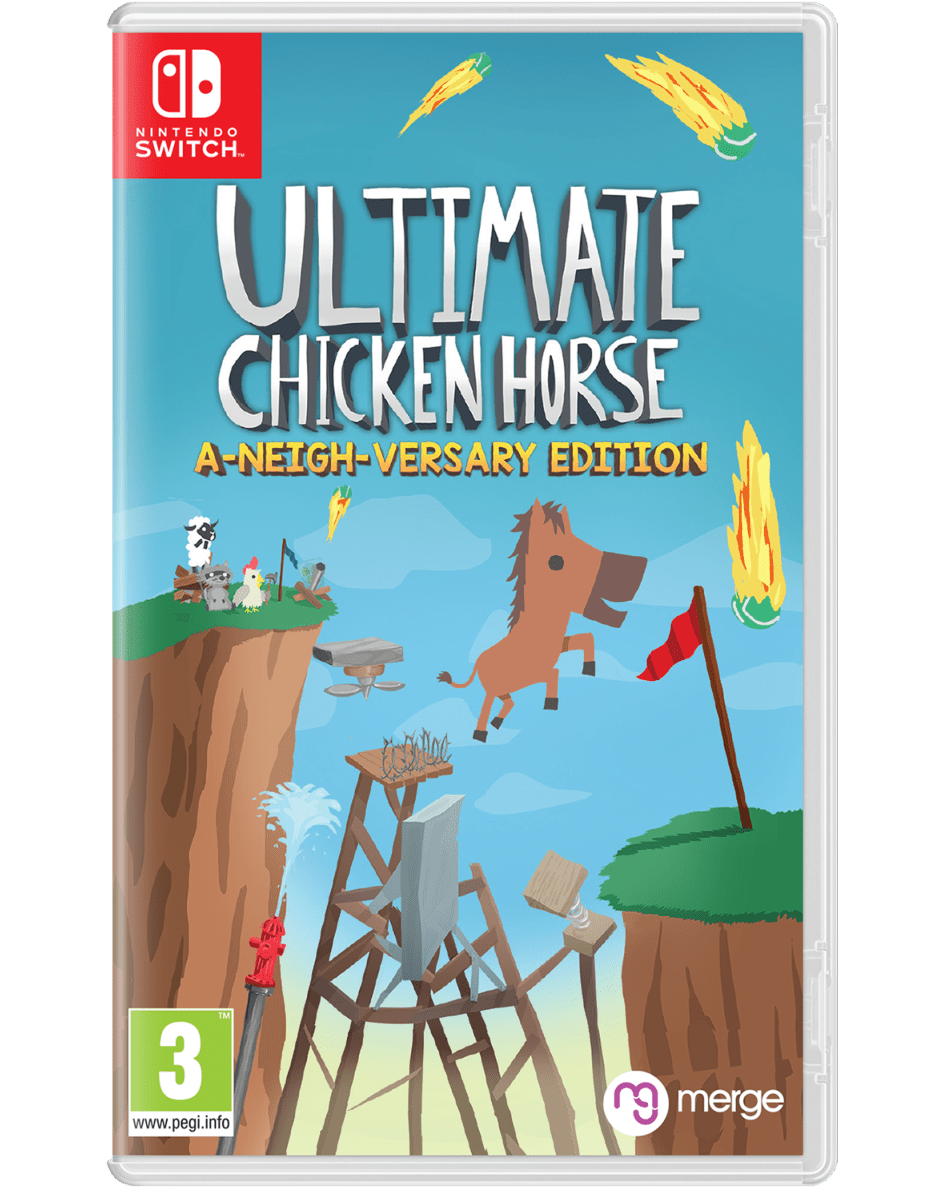 Ultimate Chicken Horse A - Neight - Versary Edition Nintendo SWITCH - Jeux Vidéo Physique - MERGE - Shop Just for Games