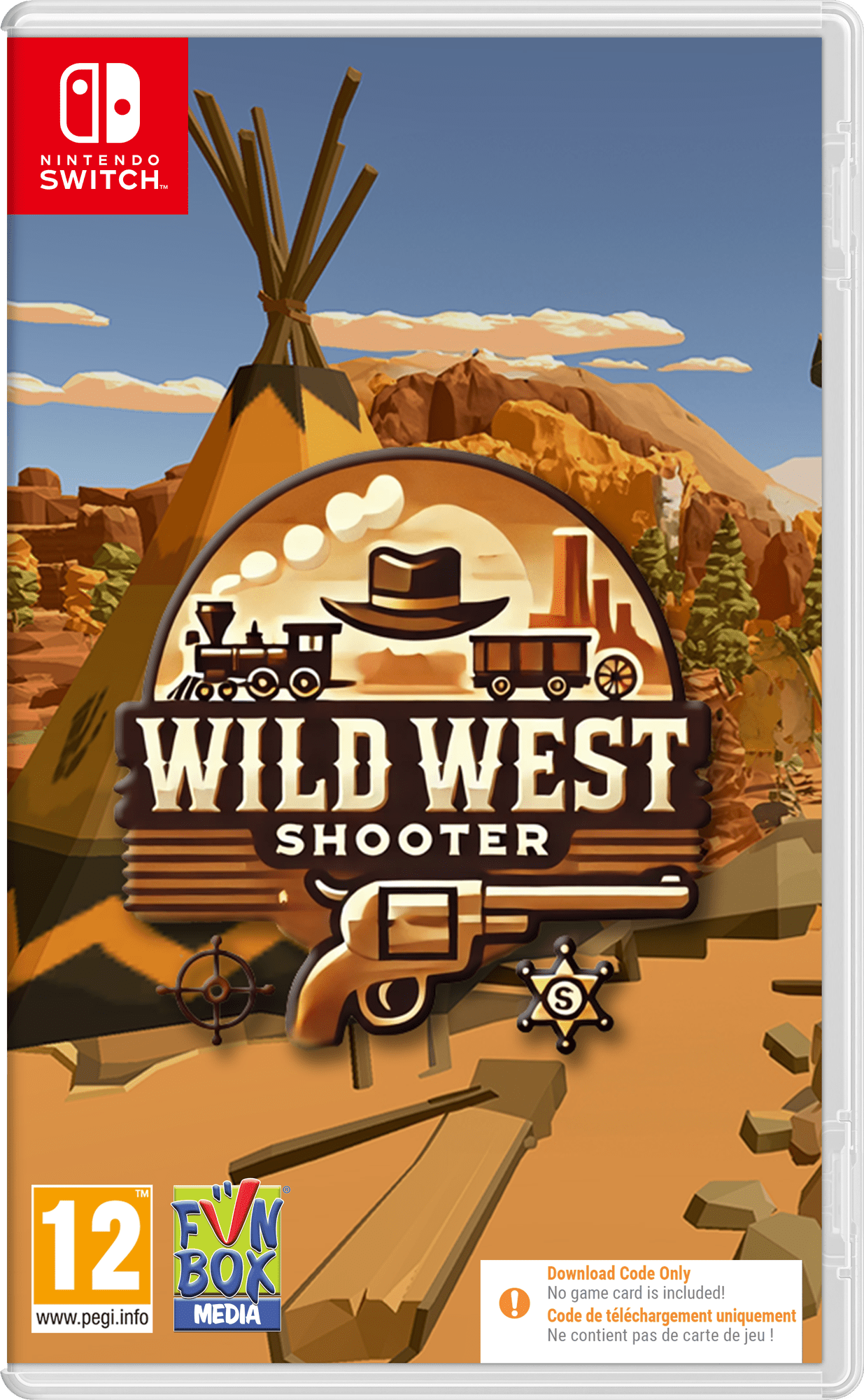 Wild West Shooter Nintendo Switch (Code de téléchargement) - Jeux Vidéo Code de Téléchargement - Funbox - Shop Just for Games