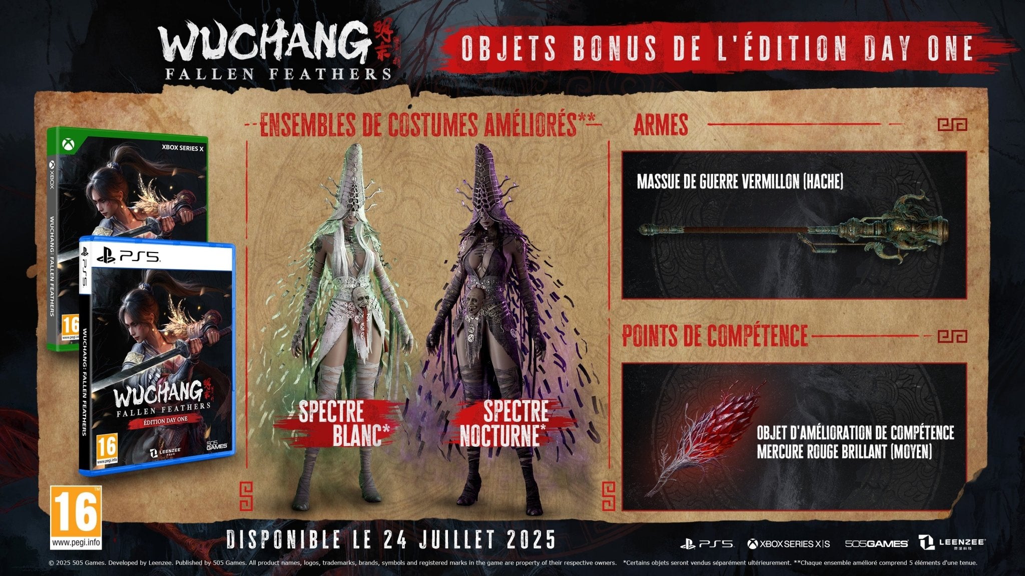 WUCHANG: Fallen Feathers Day 1 Edition Xbox Series X - Jeux Vidéo Physique - 505 GAMES - Shop Just for Games