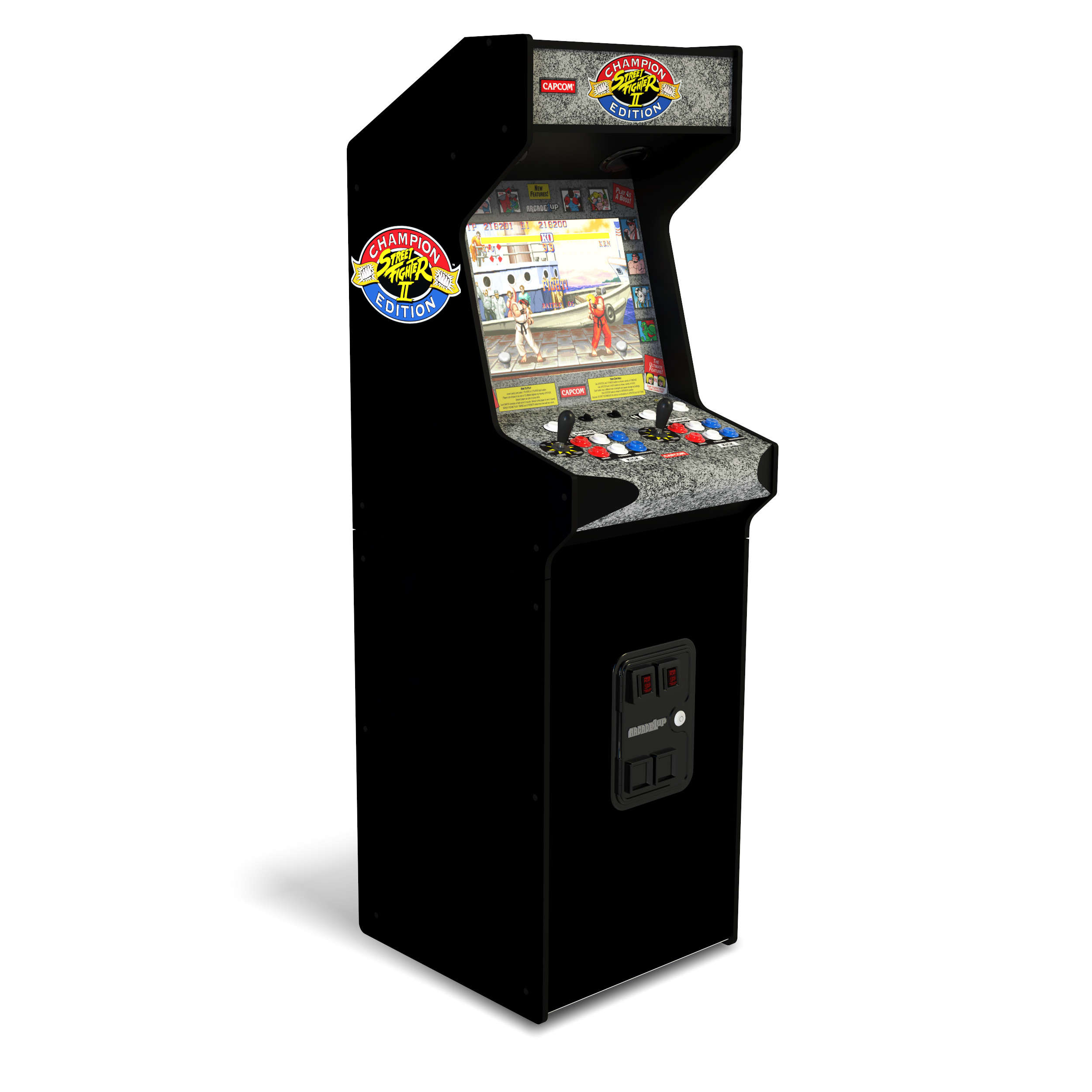 Borne Arcade1Up Street Fighter Deluxe Arcade Machine