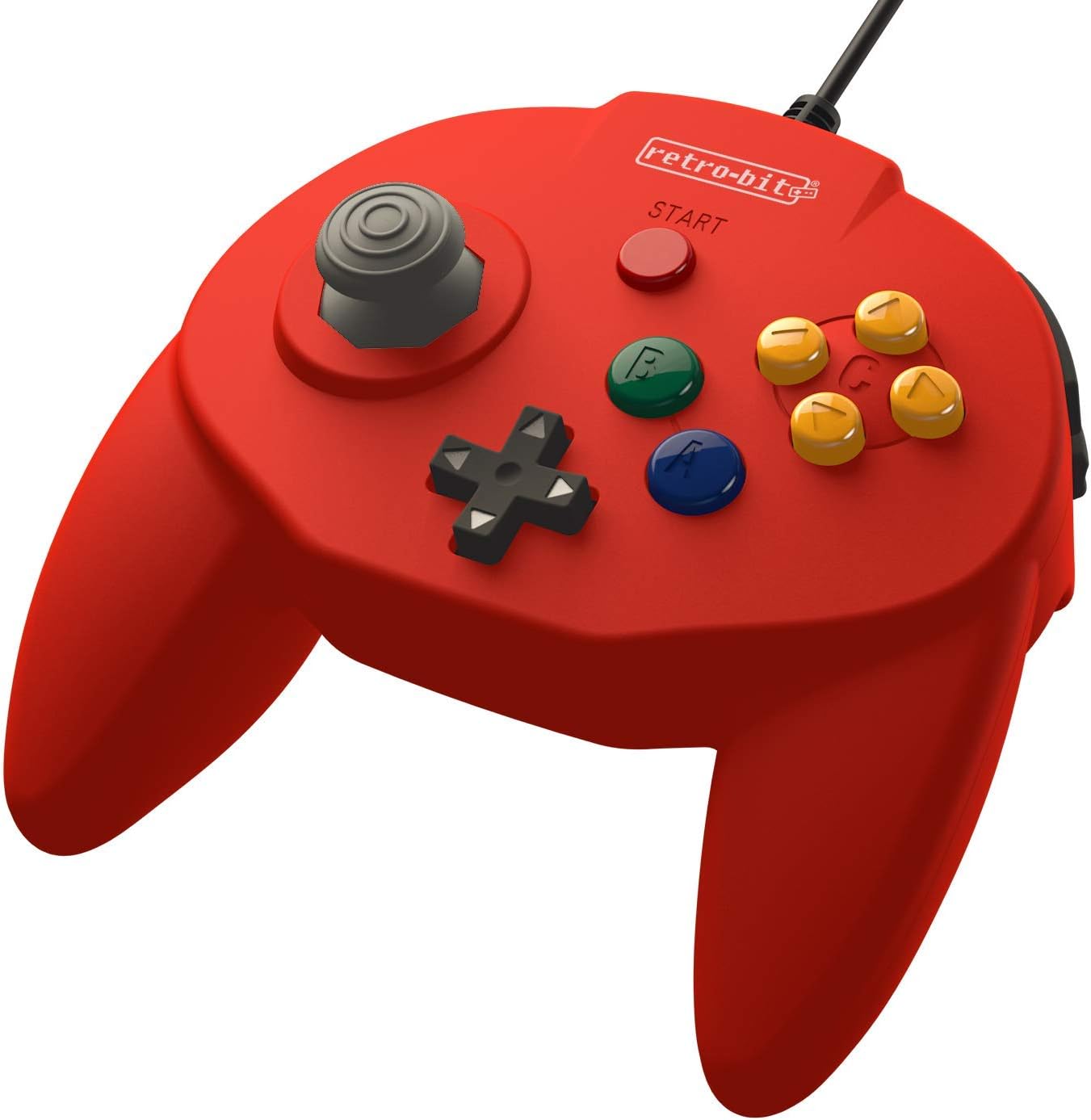 Retrobit - Tribute 64 USB Wired Controller - Red