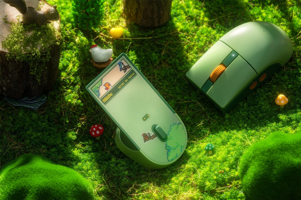 8Bitdo Retro R8 Souris sans fil Forest Wonder - Accessoires - 8Bitdo - Shop Just for Games