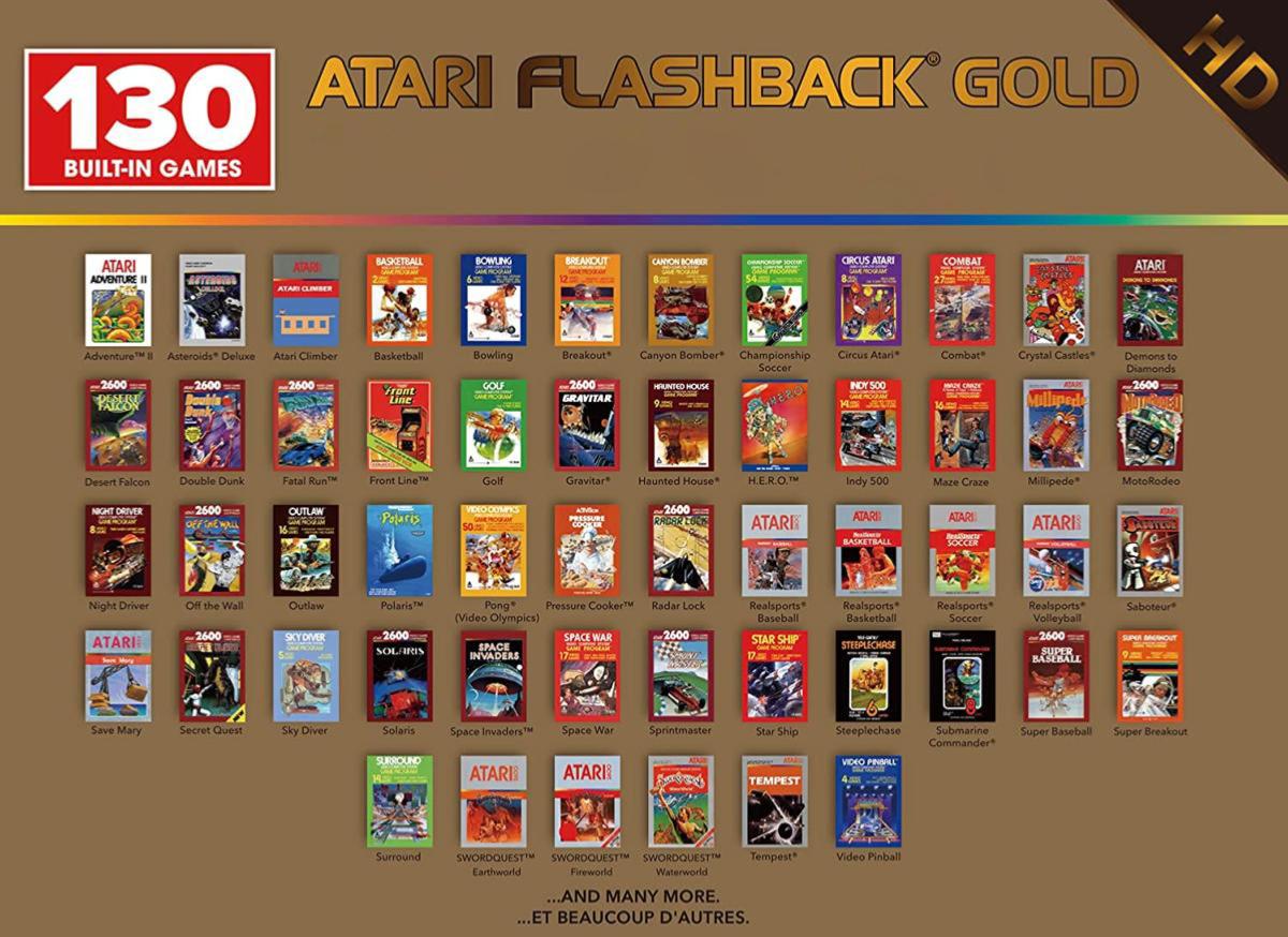 Console Atari Flashback 12 Gold Edition