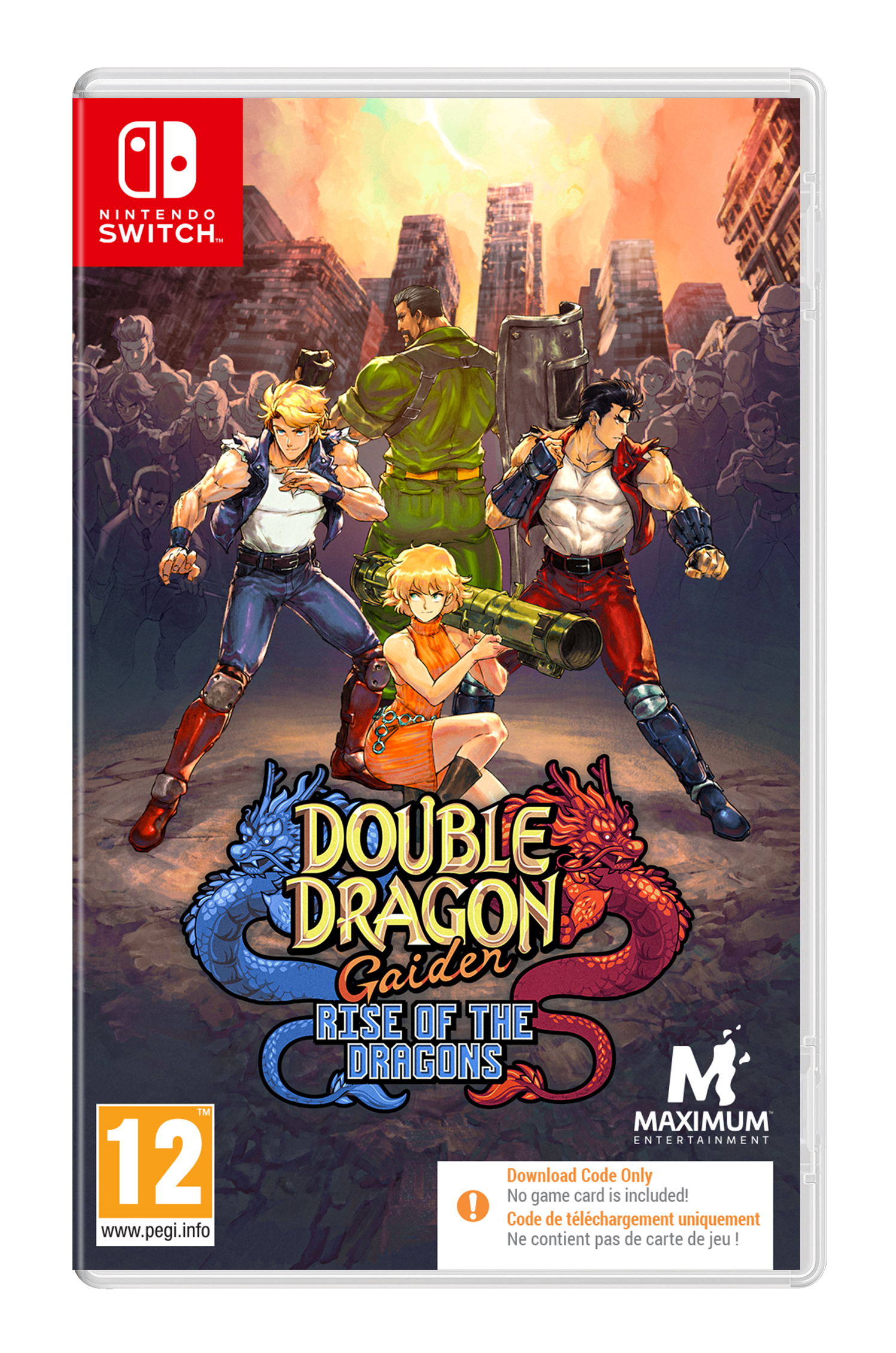 Double Dragon Gaiden: Rise of the Dragons SWITCH (Code de téléchargement)