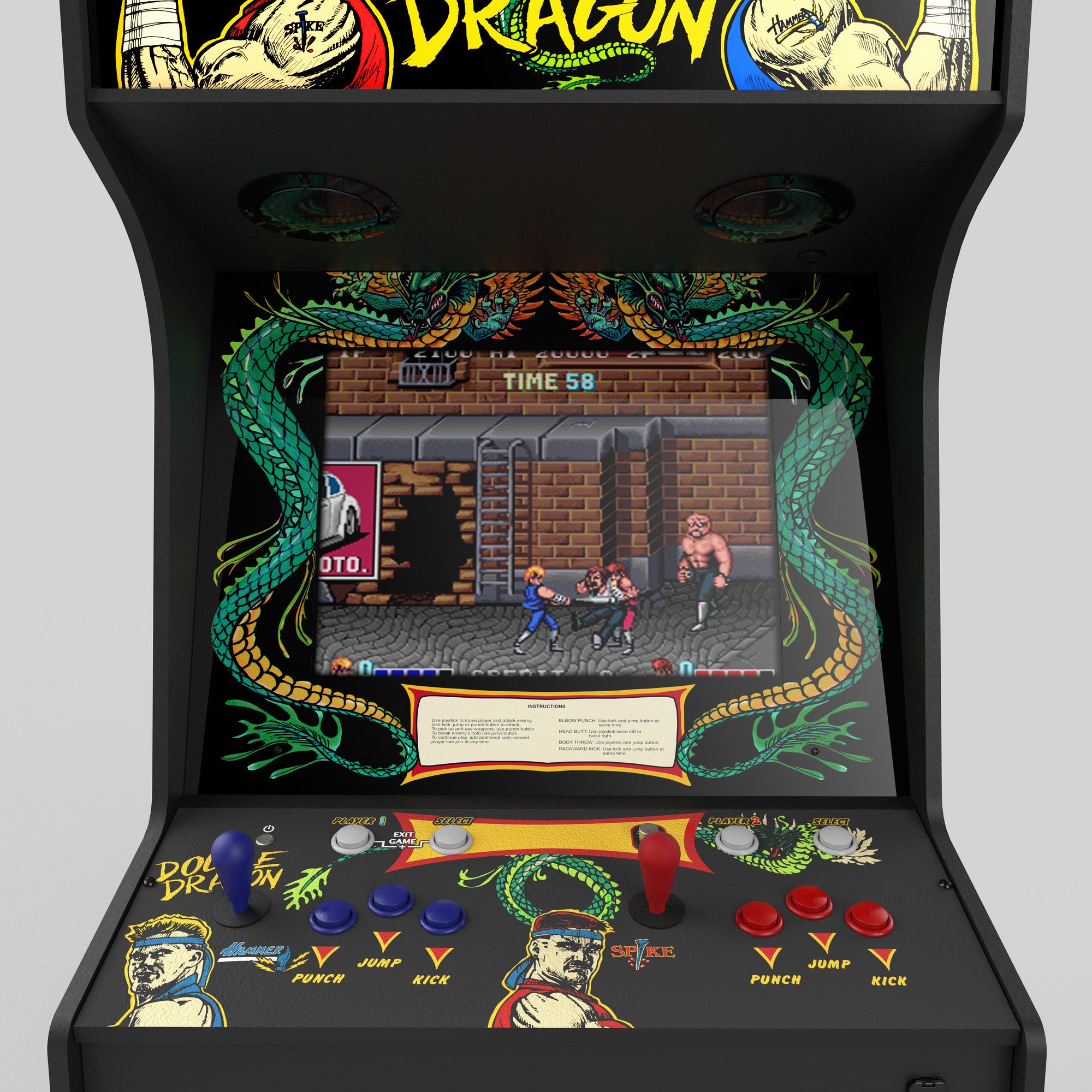 Borne Iconic Arcade XT Double Dragon