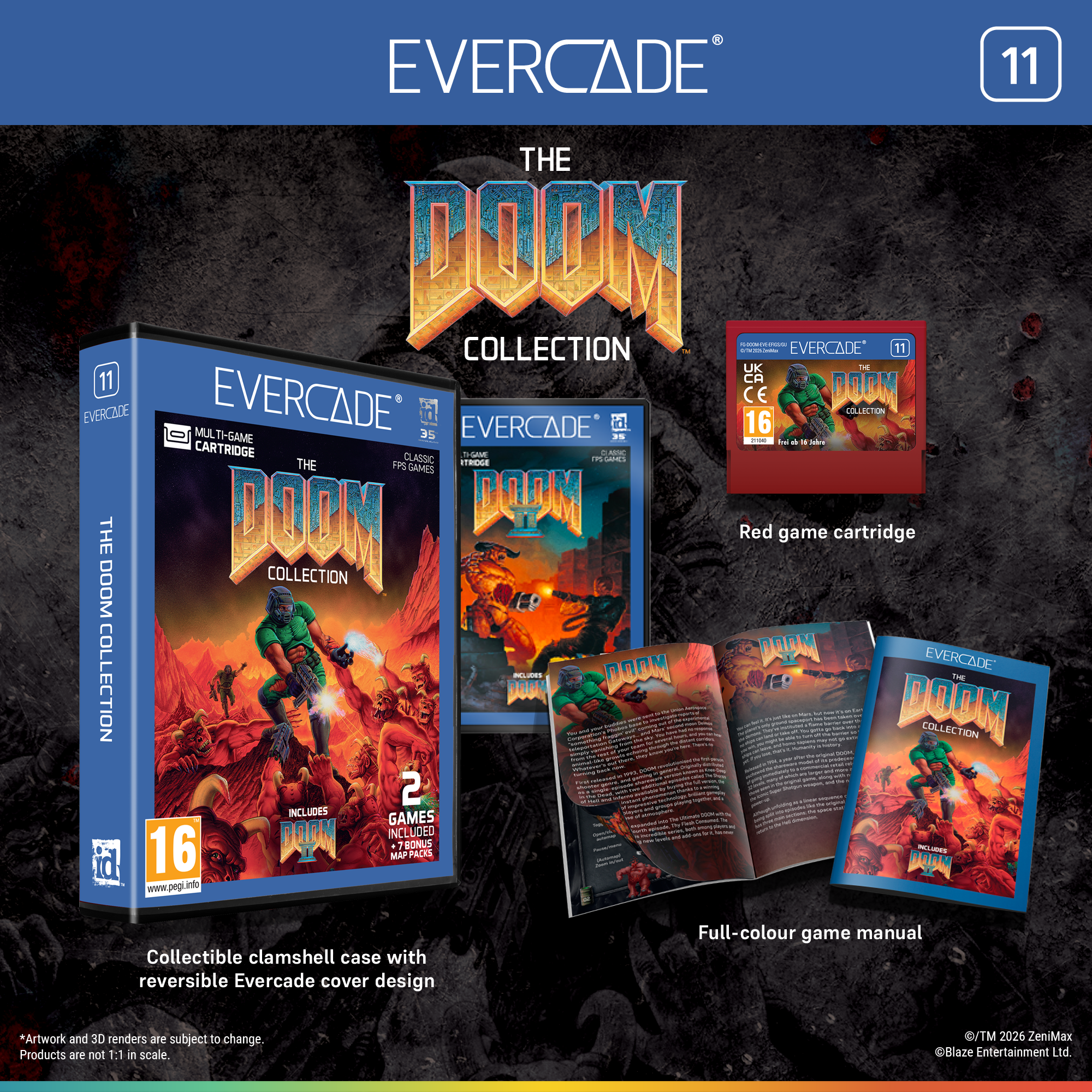 Blaze Evercade - The Doom Collection - Cartouche n°11