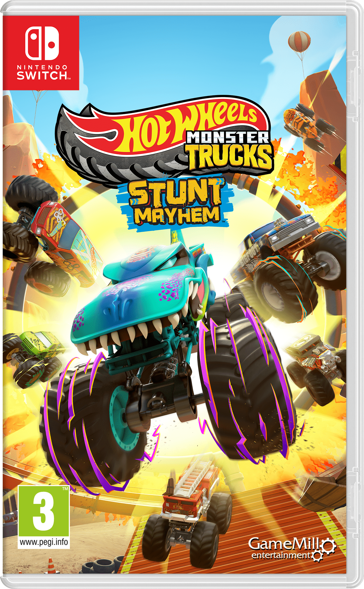Hot Wheels Monster Truck Stunt Mayhem Nintendo Switch - Jeux Vidéo Physique - GAMEMILL - Shop Just for Games