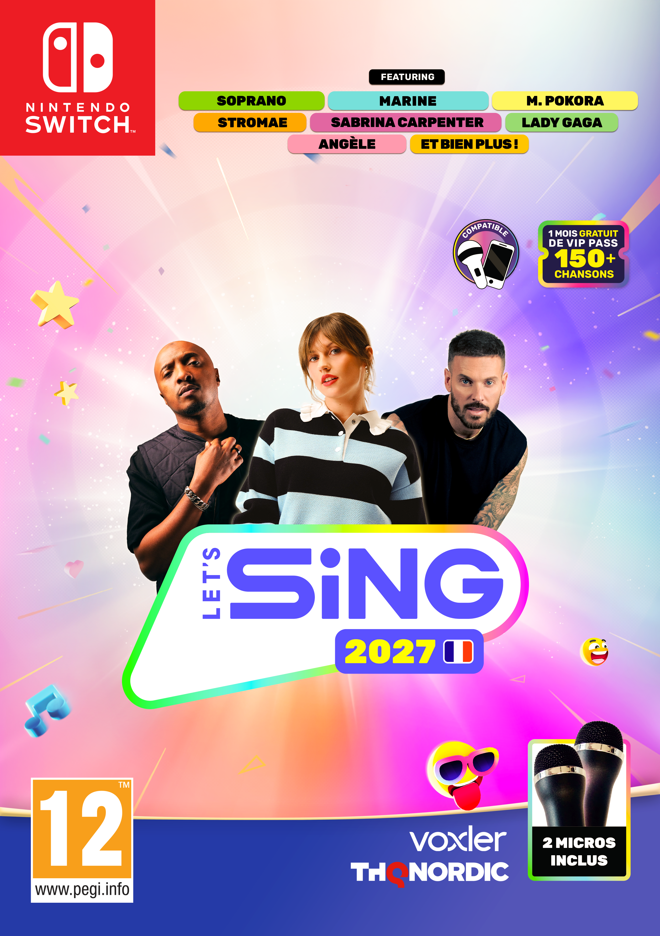 Let's Sing 2027 (bundle jeu + 2 micros) Nintendo Switch