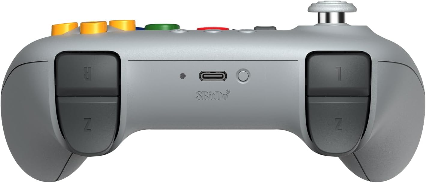 Manette 8BitDo 64 Bluetooth édition grise - Compatible Analogue 3D, Switch 1 et 2, PC, Mobile (Copie)