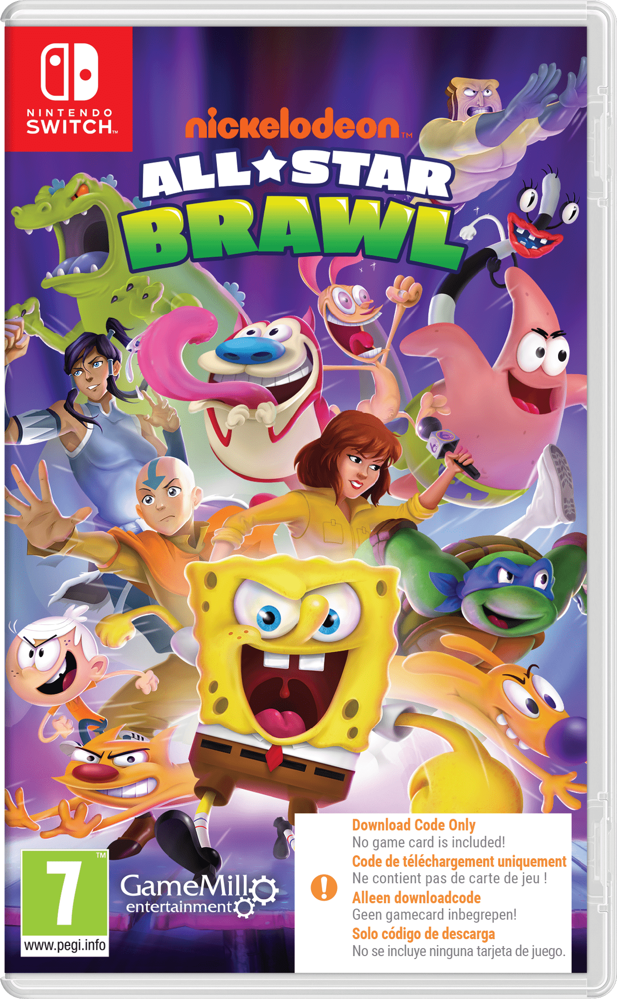 Nickelodeon All Star Brawl SWITCH (Code de téléchargement) - Jeux Vidéo Code de Téléchargement - GAMEMILL - Shop Just for Games