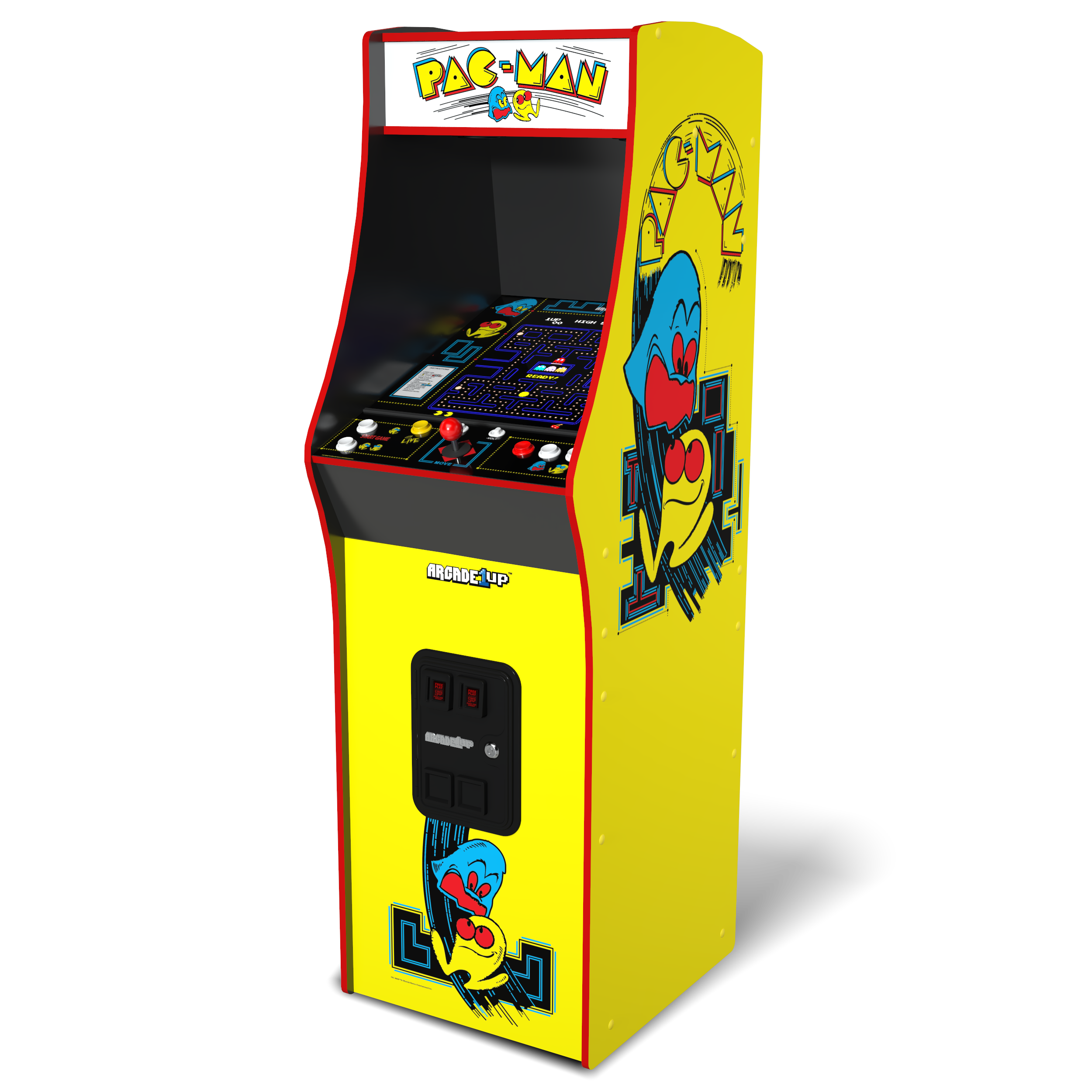 Borne Arcade1Up Pac-Man Deluxe Arcade Machine