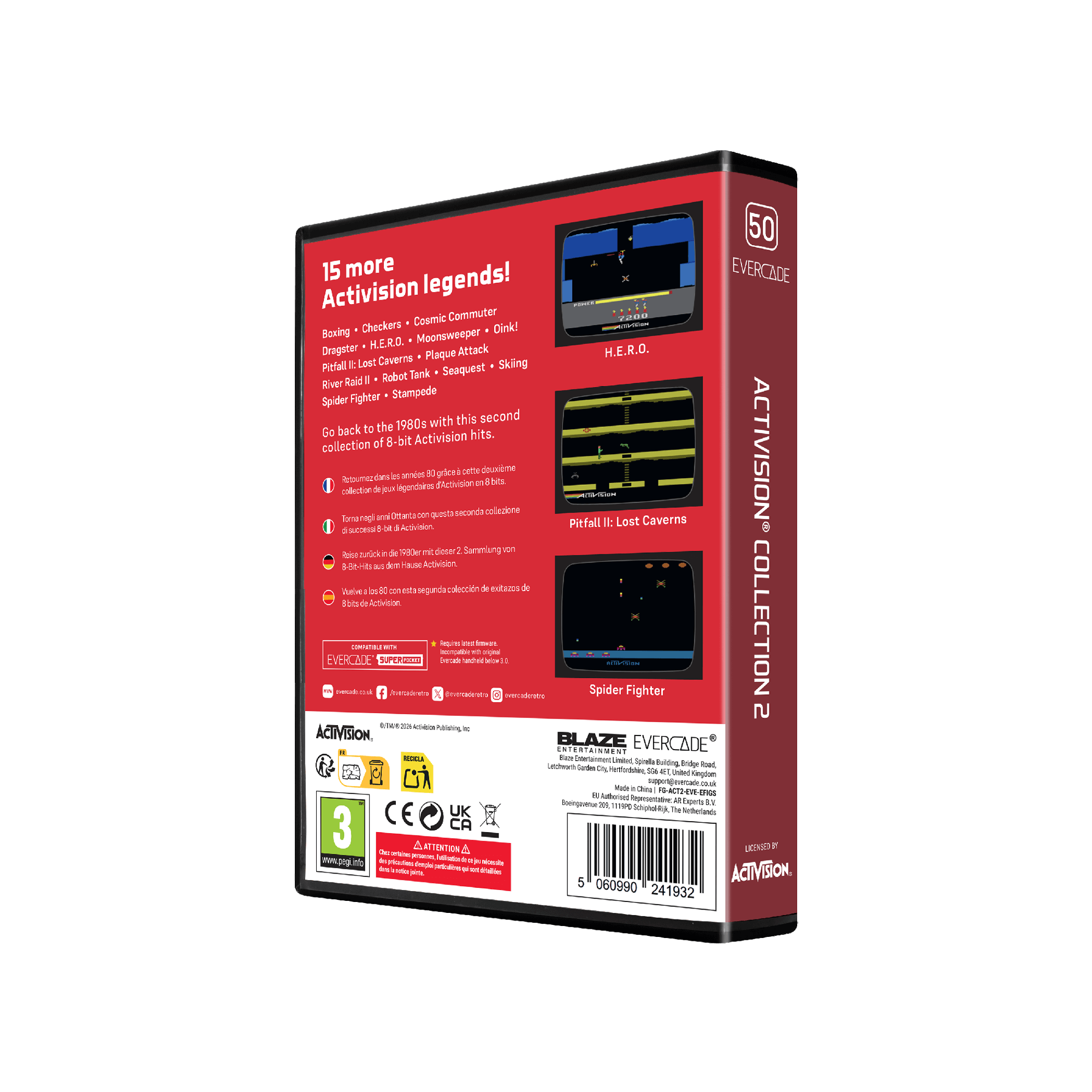 Blaze Evercade - Activision Collection 2 - Cartouche n°50 - Jeux Rétro - Evercade - Shop Just for Games