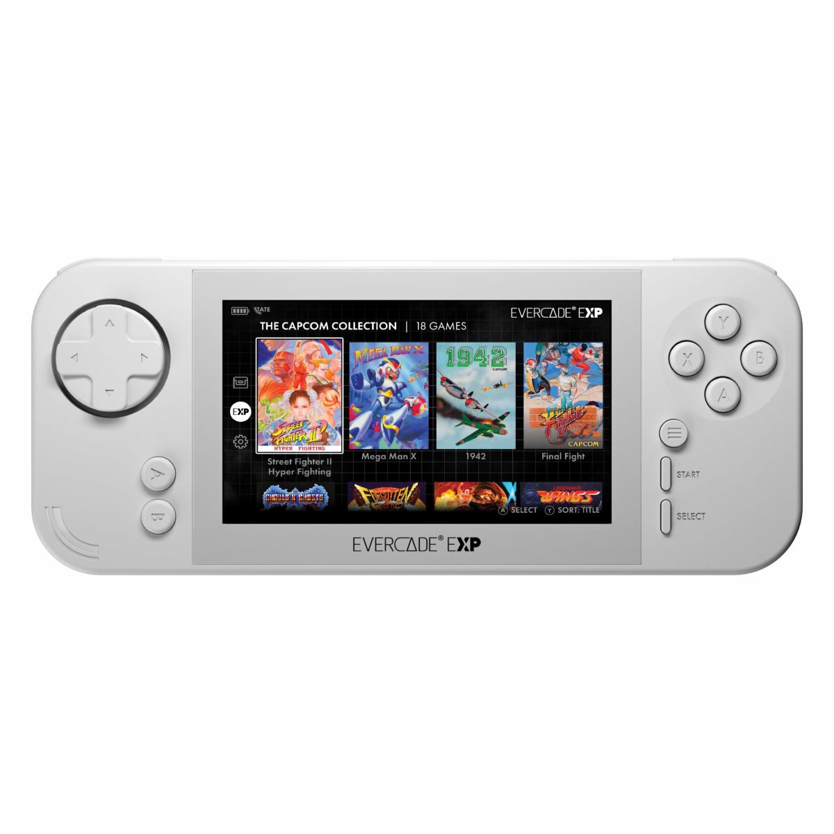 Blaze Evercade EXP - Console Portable + Capcom Collection 18 jeux intégrés & Cartouche Irem Arcade N°07 Incluse - Console portable - Evercade - Shop Just for Games