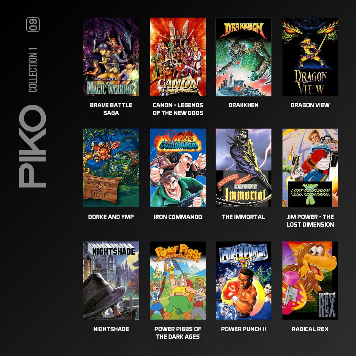 Blaze Evercade - Piko Collection 1 Réédition - Cartouche n°09 - Jeux Rétro - Evercade - Shop Just for Games