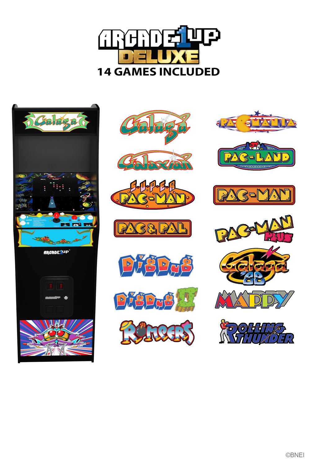 Borne Arcade1Up GALAGA Deluxe Arcade Machine - Borne arcade - Arcade1Up - Shop Just for Games