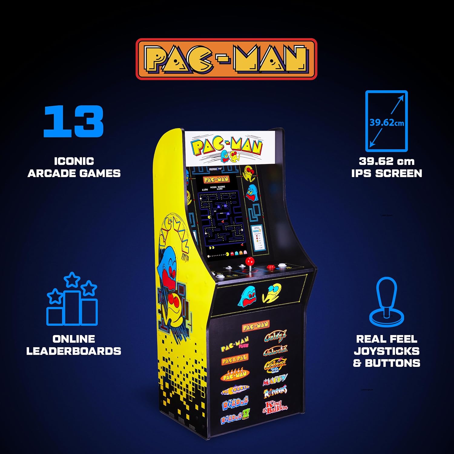 Borne Arcade1Up PAC-Man Classic SE (Slim Edition) Arcade Machine - Borne arcade - Arcade1Up - Shop Just for Games