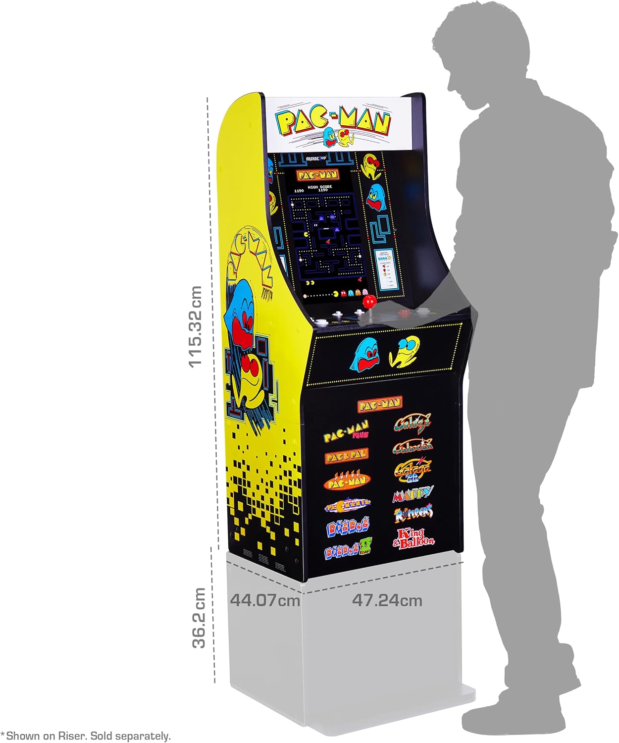 Borne Arcade1Up PAC-Man Classic SE (Slim Edition) Arcade Machine - Borne arcade - Arcade1Up - Shop Just for Games
