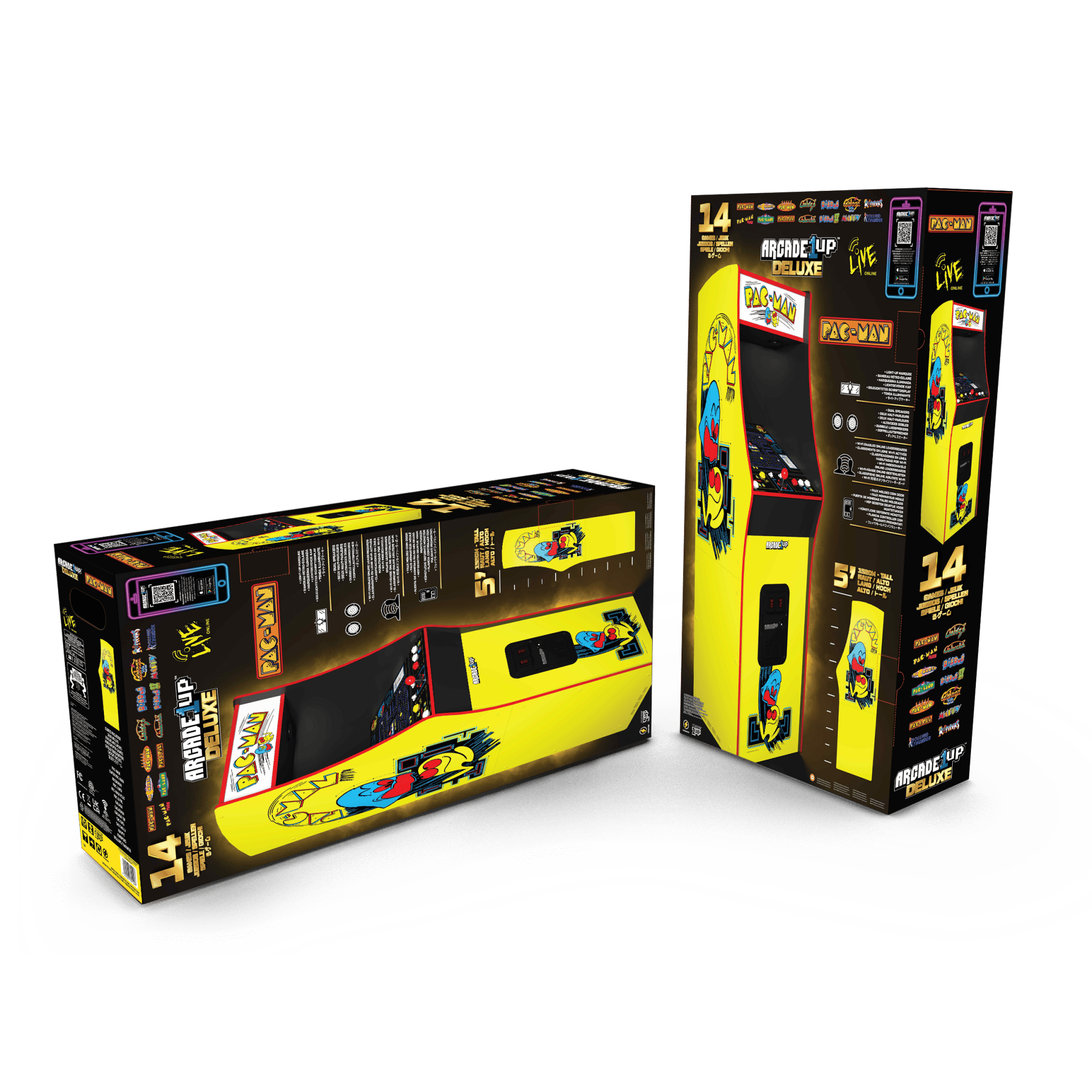 Borne Arcade1Up Pac-Man Deluxe Arcade Machine - Borne arcade - Arcade1Up - Shop Just for Games