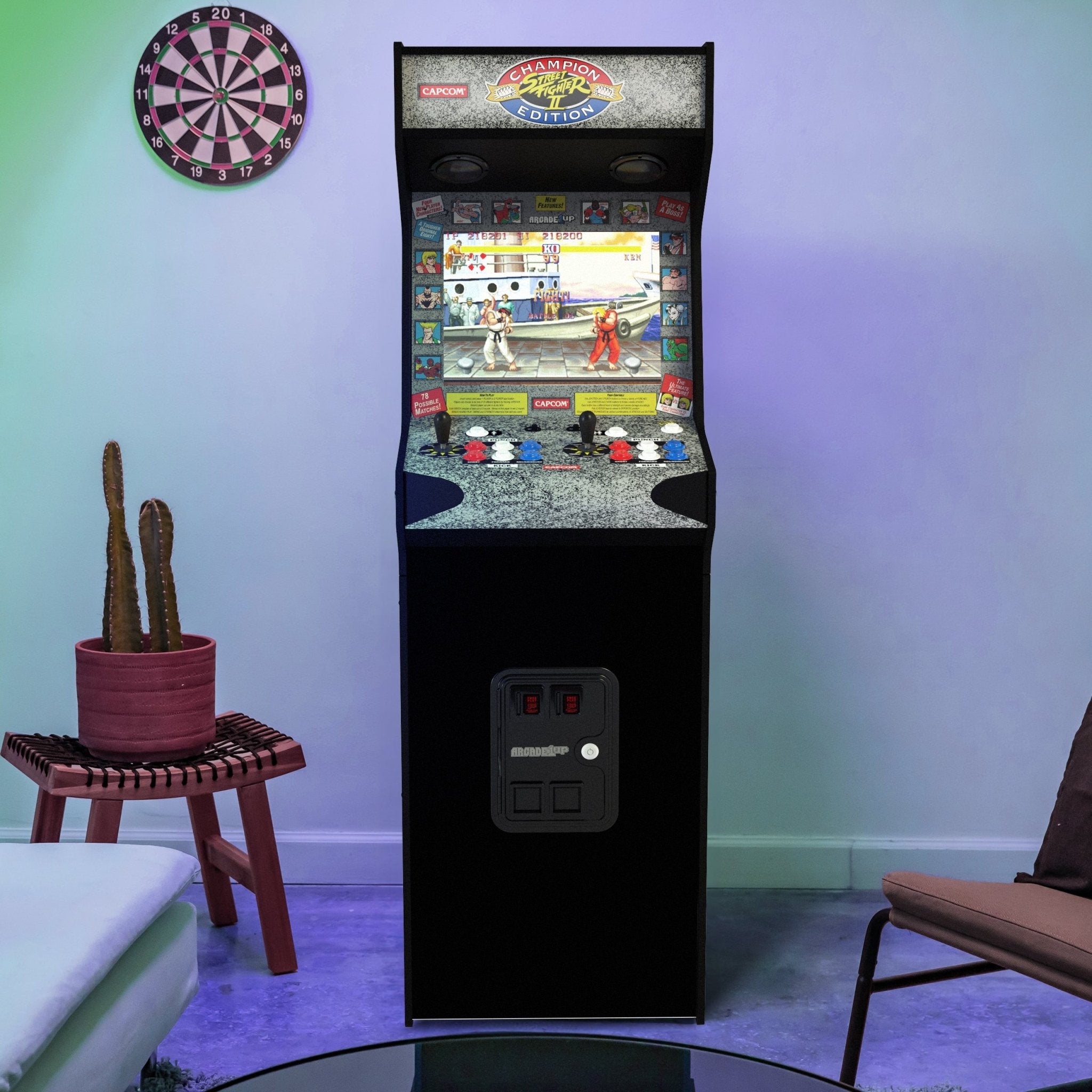 Borne Arcade1Up Street Fighter Deluxe Arcade Machine - Borne arcade - Arcade1Up - Shop Just for Games