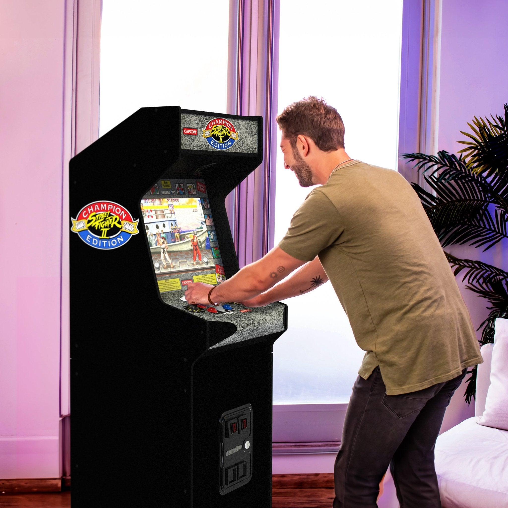 Borne Arcade1Up Street Fighter Deluxe Arcade Machine - Borne arcade - Arcade1Up - Shop Just for Games