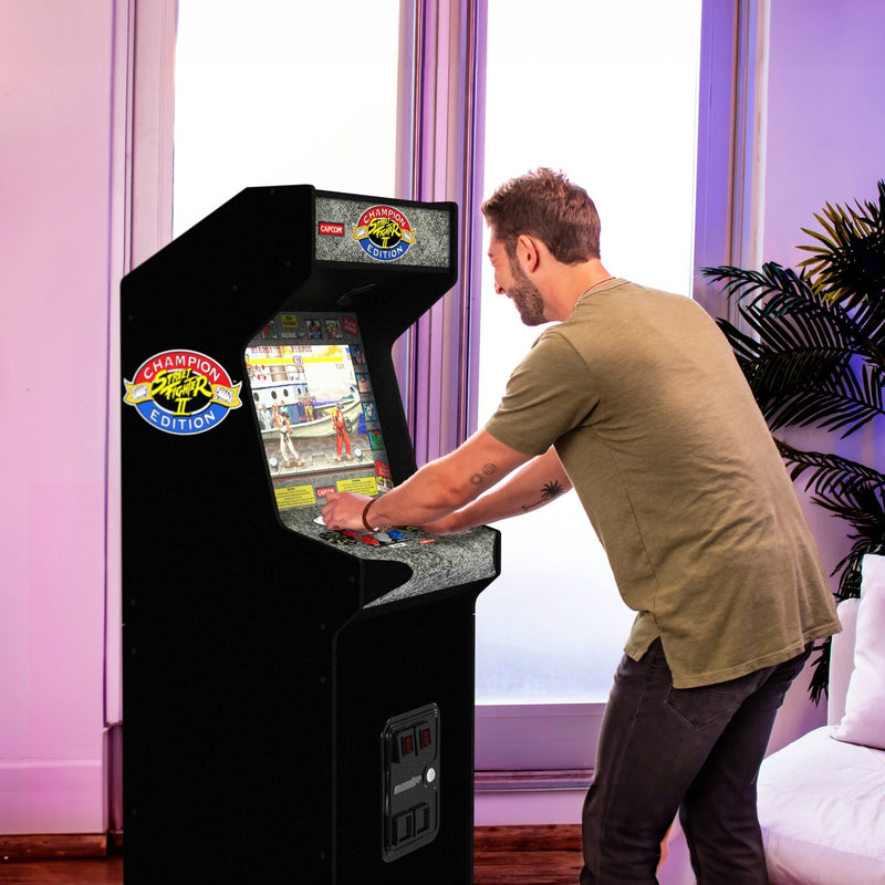 Borne Arcade1Up Street Fighter Deluxe Arcade Machine - Borne arcade - Arcade1Up - Shop Just for Games