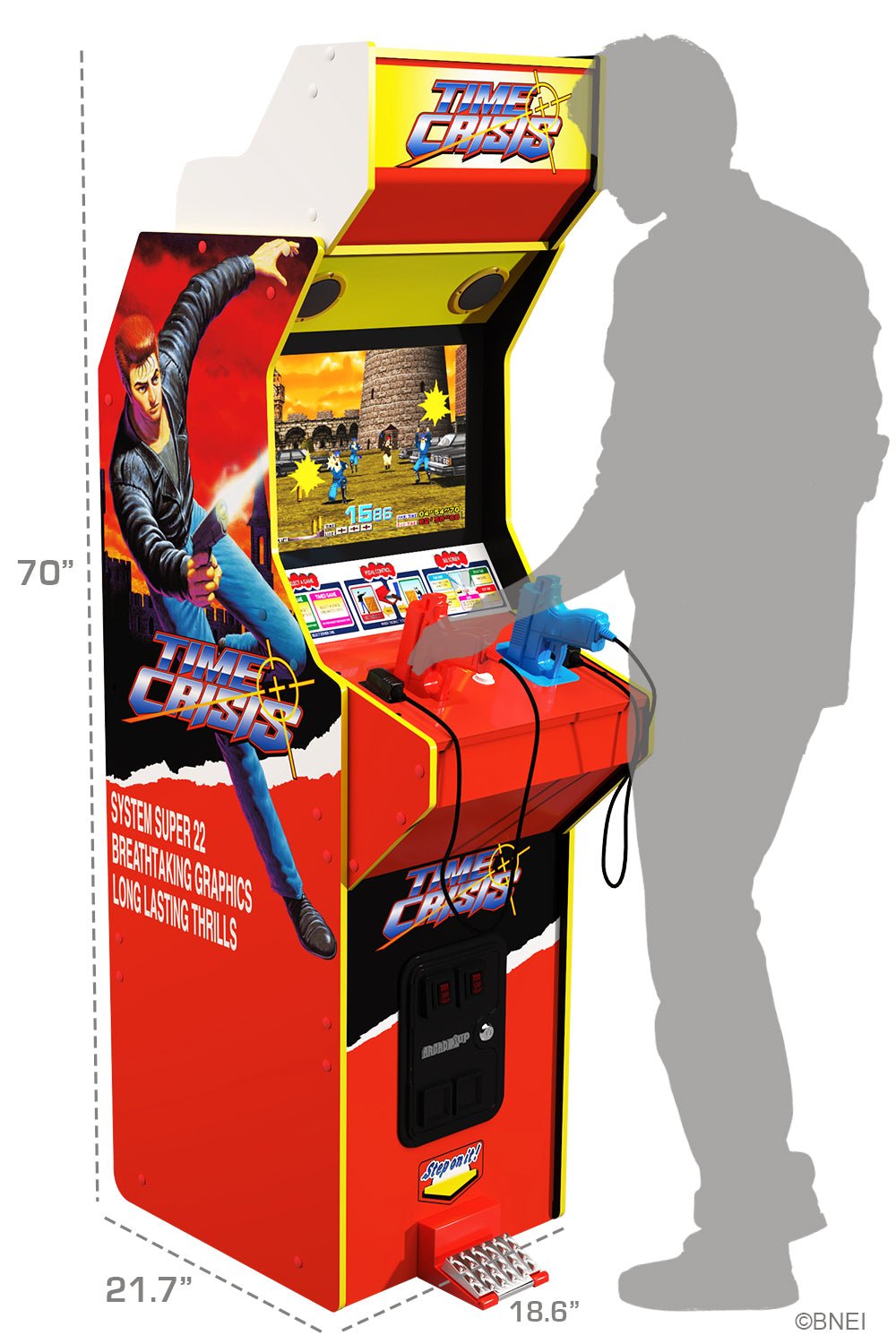 Borne Arcade1Up Time Crisis Arcade Machine - Borne arcade - Arcade1Up - Shop Just for Games