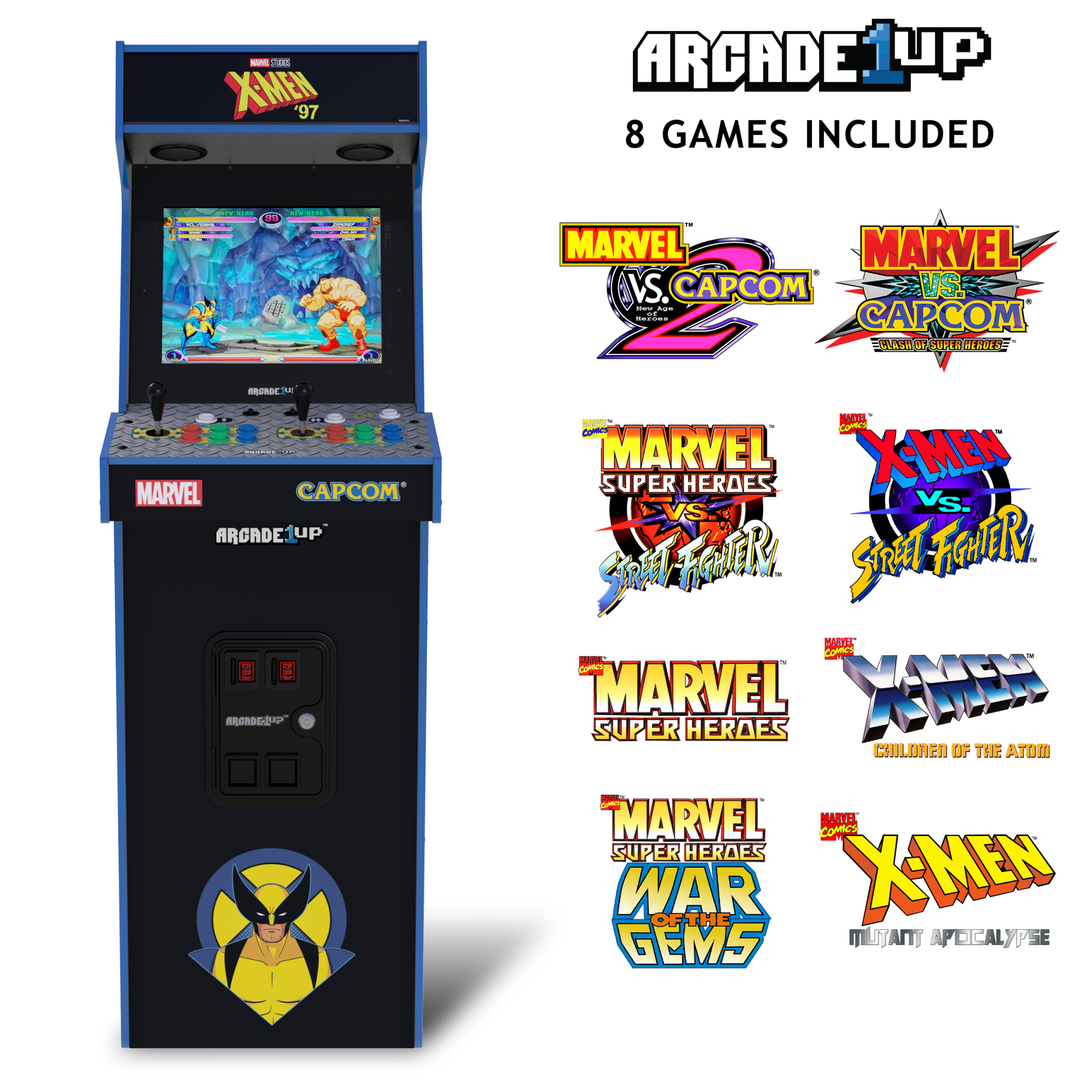 Borne Arcade1Up X-Men 97 Deluxe Arcade Machine - Borne arcade - Arcade1Up - Shop Just for Games