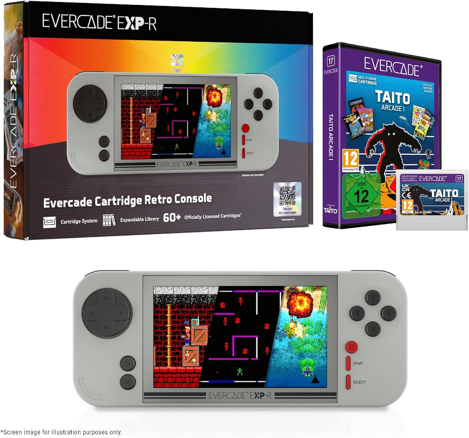 Console Portable Evercade EXP - R TAITO Arcade Collection 1 Bundle - Console portable - Evercade - Shop Just for Games